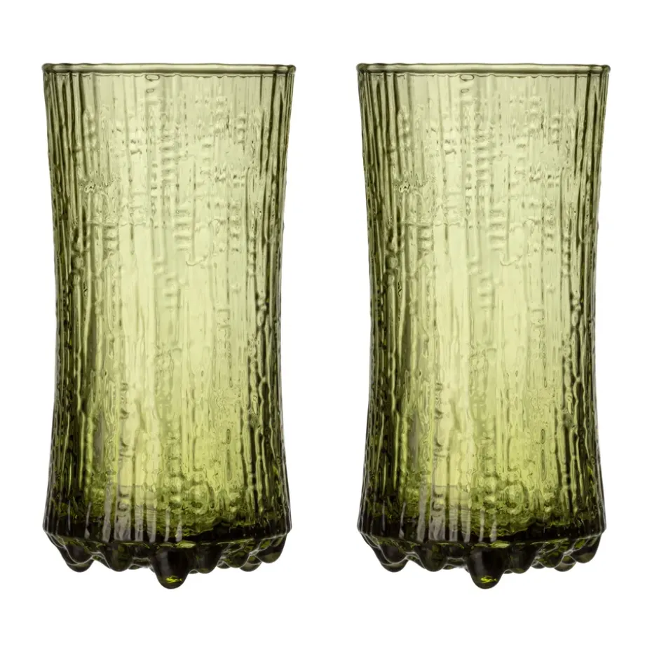 Flûtes à champagne Ultima Thule sable finlandais 18 cl, 2 pièces, Vert