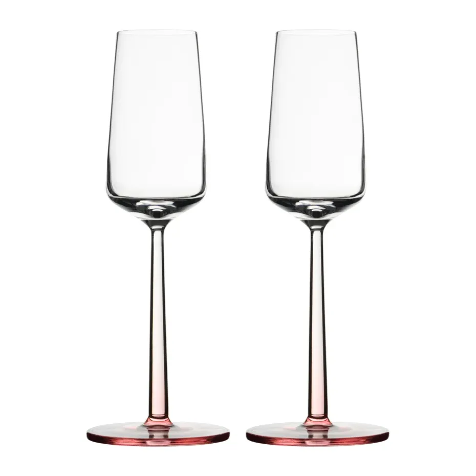 Flute à champagne Essence, Rose, 21 cl
