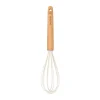 Fouet à ballon Nordwik 30 cm en hêtre, Crème