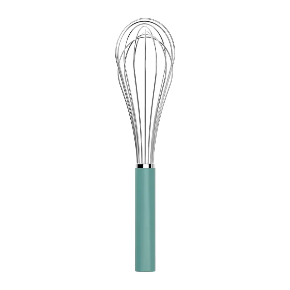 Fouet ballon Emma en acier 27 cm, Nordic green