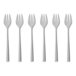 Fourchette à gâteau Fuga Lot de 6, Acier inoxydable