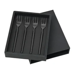 Fourchettes Tvis - lot de 4, noir