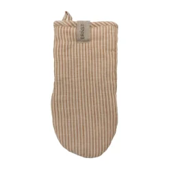 Gant de cuisine Ernst rayé, Kola-beige