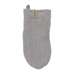 Gant de cuisine Ernst rayé, Bleu-beige