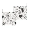 Gant de cuisine Mumin 22x26 cm lot de 2, Off-white