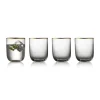 Gobelet en verre Palermo Gold 35 cl, lot de 4, Transparent-or