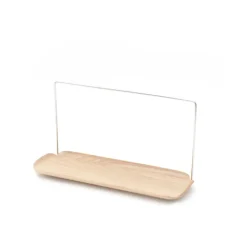 Égouttoir avec support pour chiffon LEAF, Saule-acier inoxydable