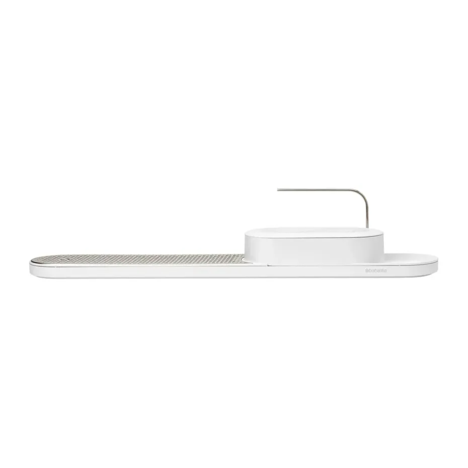 Égouttoir-organisateur d'évier SinkStyle, ensemble 2 pièces, Mineral Fresh White