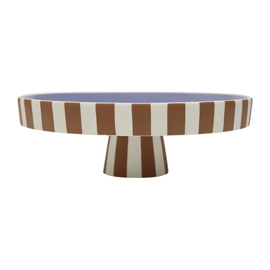 Grand plat à service Toppu Ø27 cm, Caramel-lavender