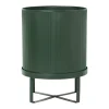 Grand pot de fleur Bau Ø28 cm, Vert foncé