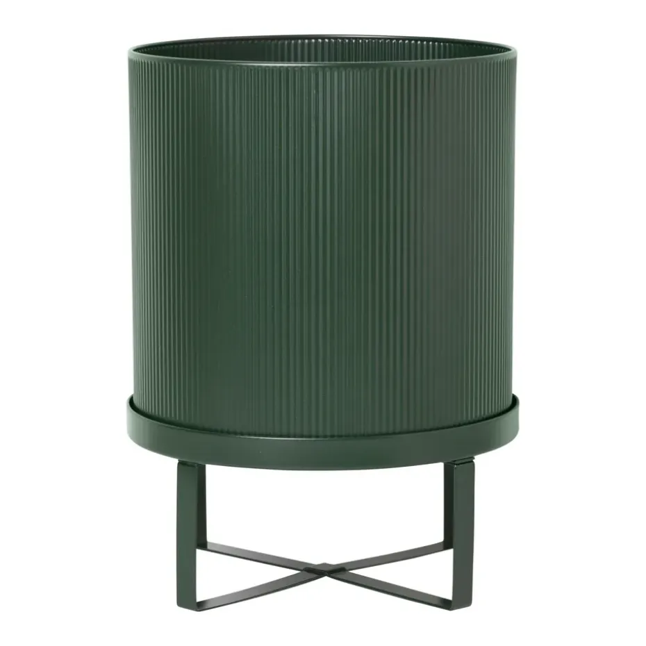 Grand pot de fleur Bau Ø28 cm, Vert foncé