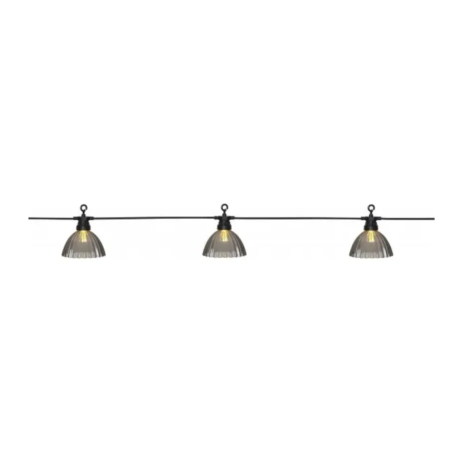 Guirlande lumineuse Circus Shade 4,95 m, Gris