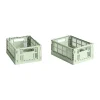 HAY Colour Crate Mini 13x17 cm, lot de 2, Mint