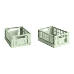 HAY Colour Crate Mini 13x17 cm, lot de 2, Mint