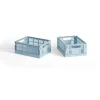HAY Colour Crate Mini 13x17 cm, lot de 2, Soft blue