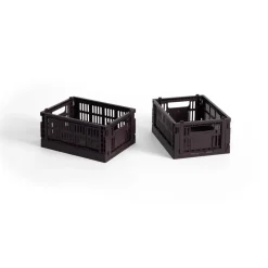 HAY Colour Crate Mini 13x17 cm, lot de 2, Bordeaux