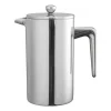 Heirol cafetière à piston en acier inoxydable, 1 L, 8 tasses