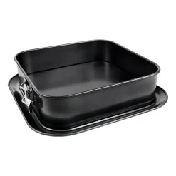 Heirol moule à charnière carré à base extra large, 24x24 cm