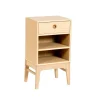 Höllviken table de chevet, Chêne blanchi pigmenté, 1 tiroir