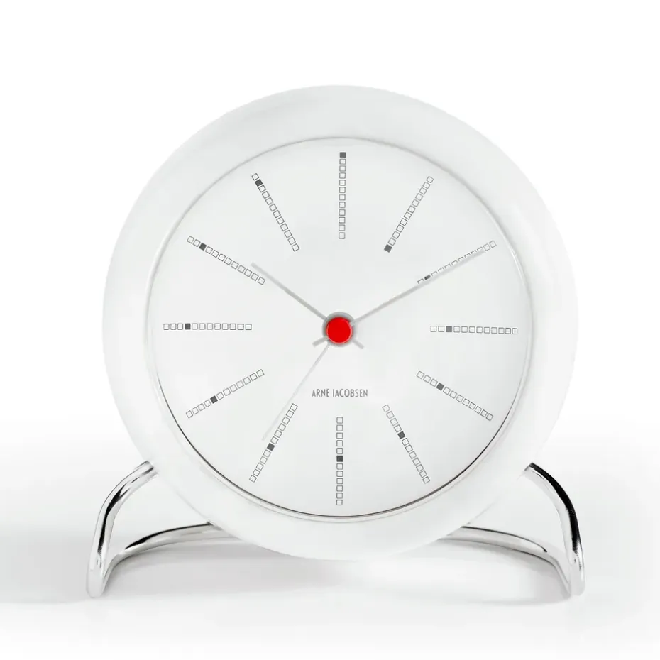 Horloge de table AJ Bankers, Blanc
