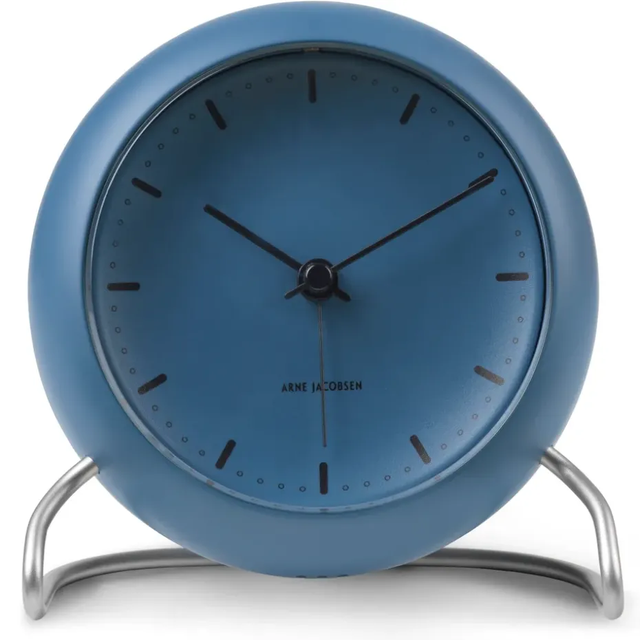 Horloge de table AJ City Hall, Stone blue
