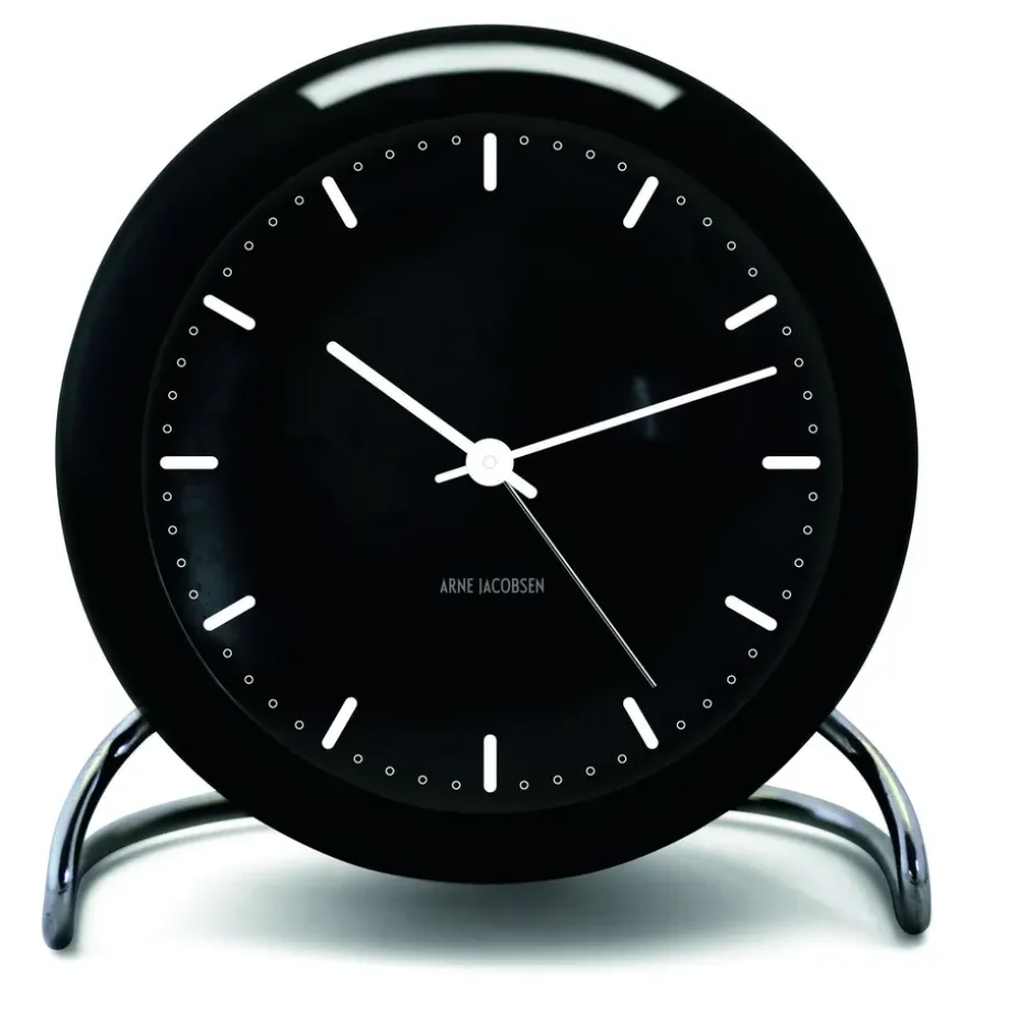 Horloge de table AJ City Hall, noir