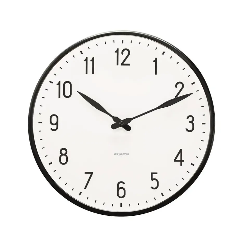 Horloge murale Arne Jacobsen Station, Ø29 cm