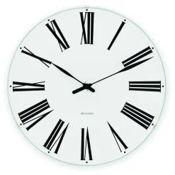 Horloge murale Arne Jacobsen Roman, diamètre 21 cm