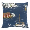 House de coussin Fiskeskär 47x47 cm, Bleu