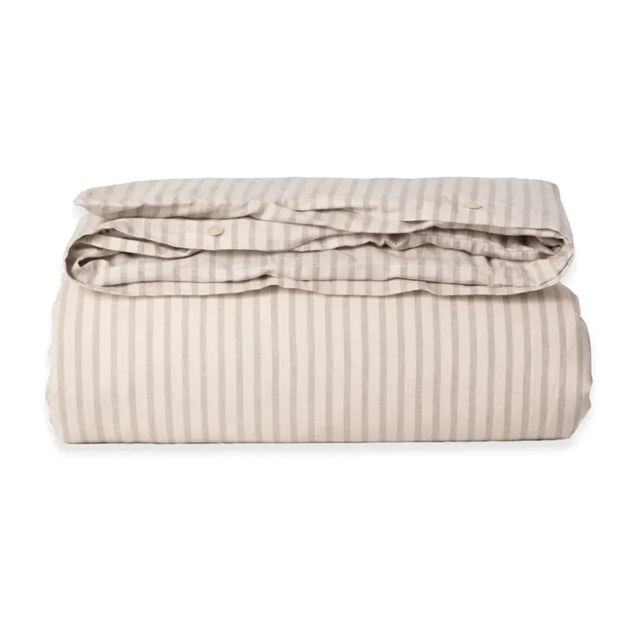 Housse de couette double Stripe Mauve, 220x220 cm