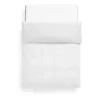 Housse de couette Duo 220x220 cm, Blanc