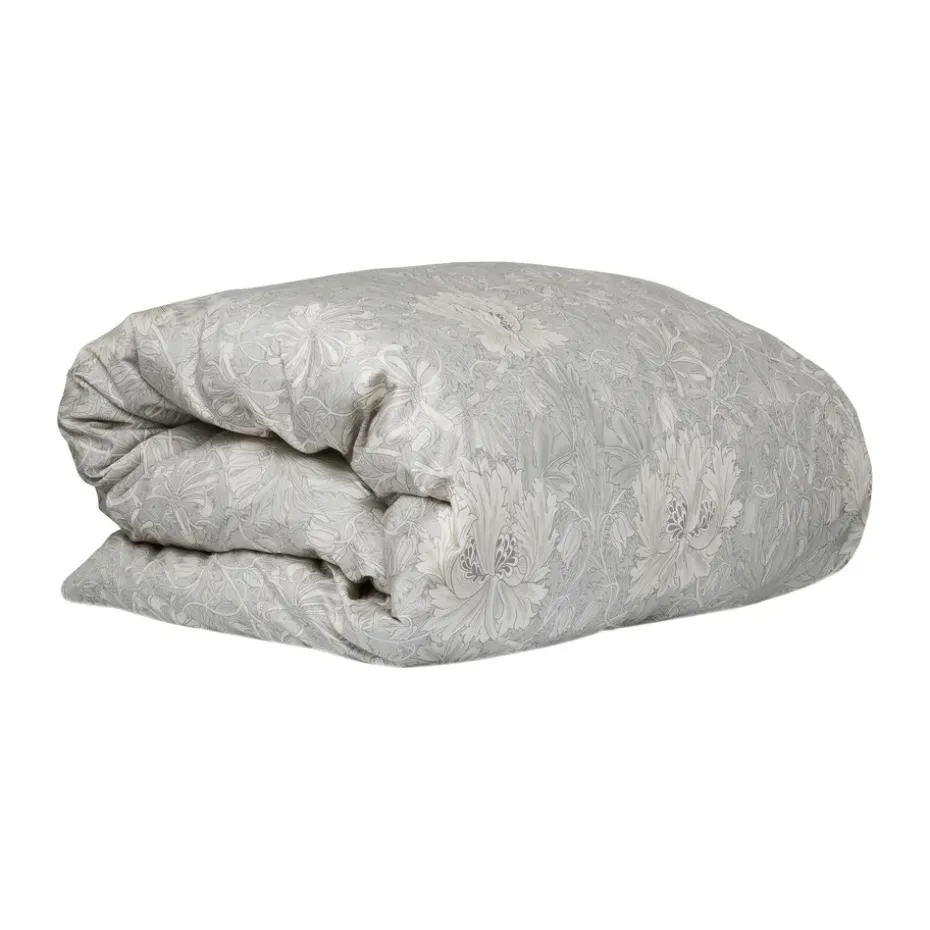 Housse de couette Honeysuckle & Tulip, Gris, 150x210 cm