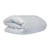 Housse de couette Satina, Bleu clair, 150x210cm