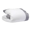 Housse de couette Sobrio, Gris, 220x220 cm