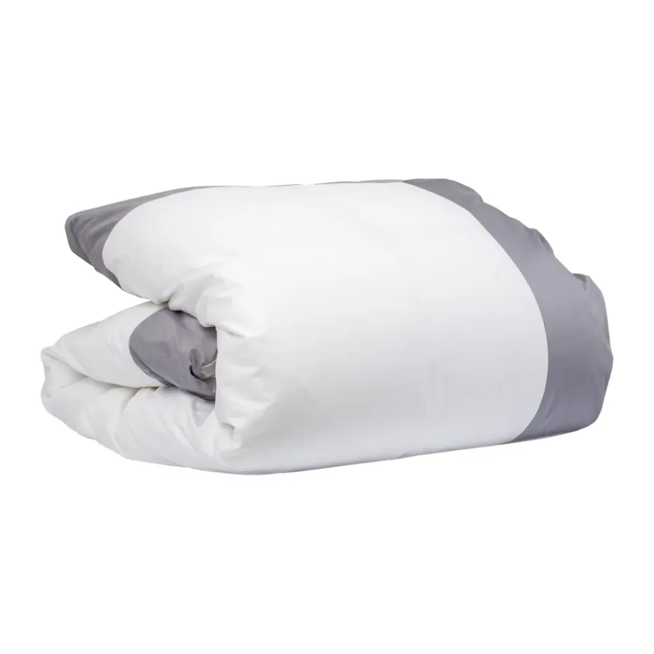 Housse de couette Sobrio, Gris, 150x210 cm