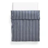 Housse de couette Été 220x220 cm, Bleu nuit - gris clair
