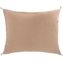 Housse de coussin avec glands Ernst 50 x 60 cm, Muscade