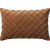 Housse de coussin Deva 40x60 cm, Cognac