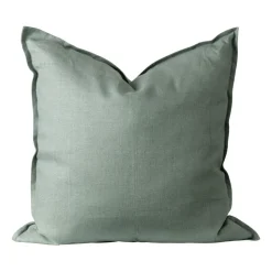 Housse de coussin en lin Calm 50x50 cm, Smokey Blue