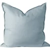 Housse de coussin en lin Calm 50x50 cm, Sky Blue