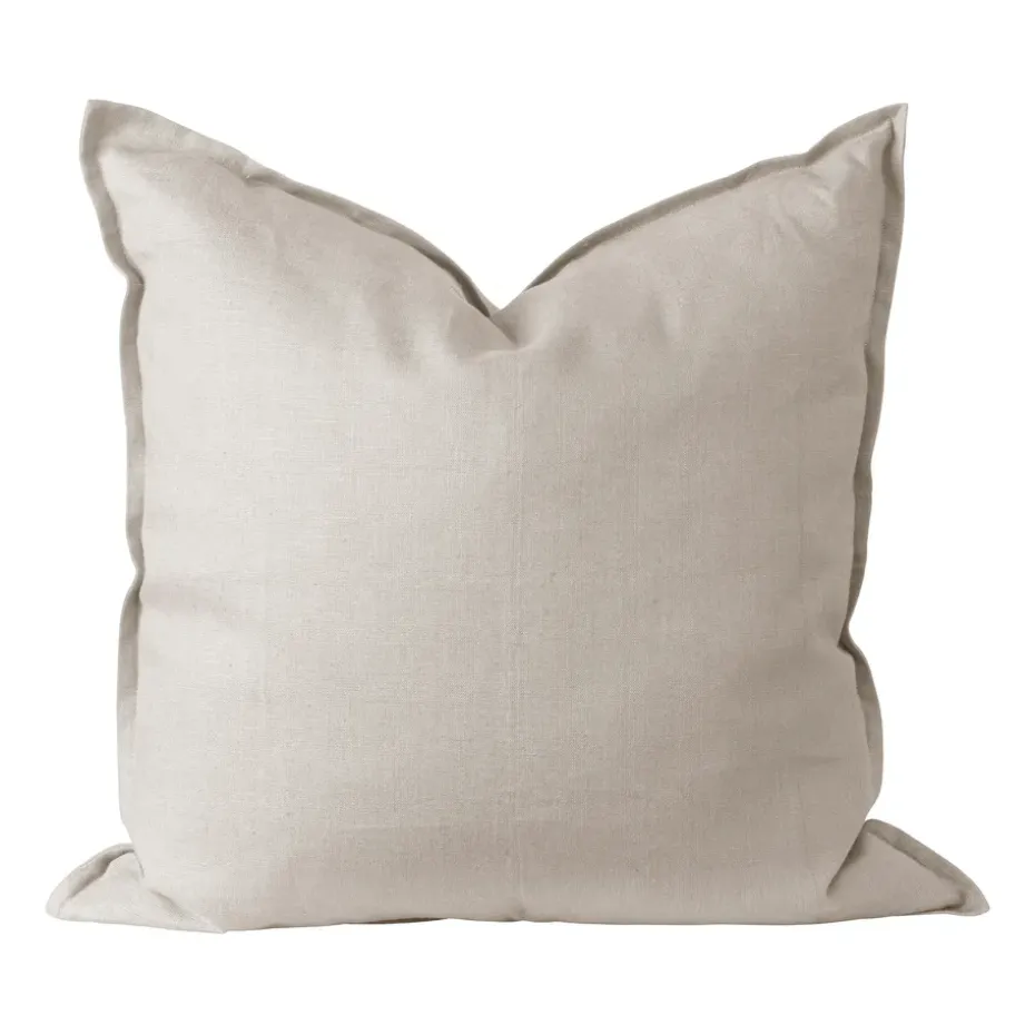 Housse de coussin en lin Calm 50x50 cm, Greige