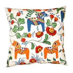 Housse de coussin Leksand, beige