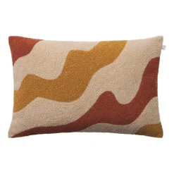 Housse de coussin Lodi 40x60 cm, Terre cuite-hâlé-jaune masala