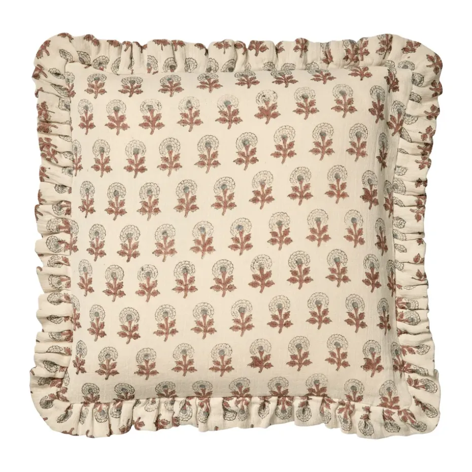 Housse de coussin Marigold 50x50 cm, Mocha