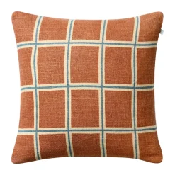 Housse de coussin Raha 50x50 cm, Apricot orange-heaven blue