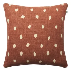 Housse de coussin Yash reverse 50x50 cm, Base terre cuite