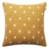 Housse de coussin Yash reverse 50x50 cm, Base jaune épicé