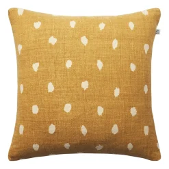 Housse de coussin Yash reverse 50x50 cm, Base jaune épicé