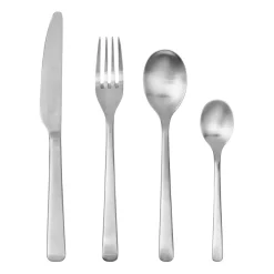 Hune couverts 16 pcs, Brushed satin