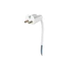 Interrupteur de lampe, blanc, avec câble de 11 cm, non mis à la terre